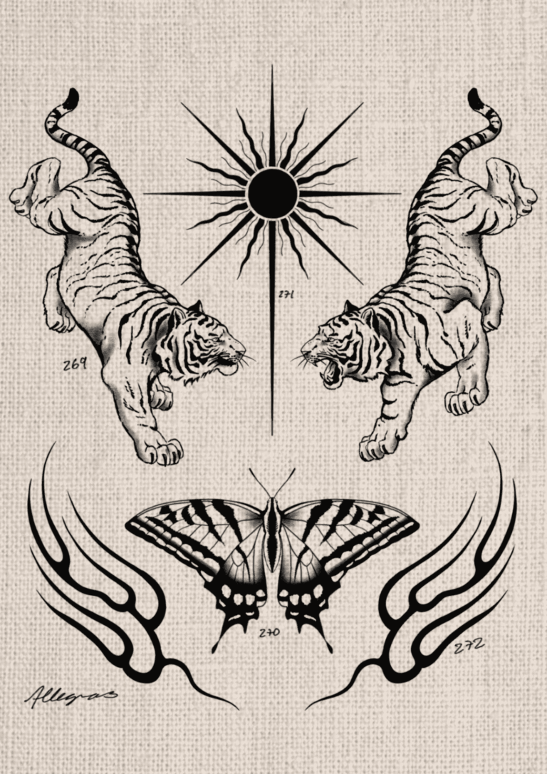 Tattoo designs of animals.