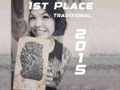 First place award in a tattoo event 2015.